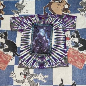 Vintage 92’ wizard not fade away greatful dead tie dye tee